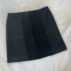 Club Monaco Quilted Mini Skirt
